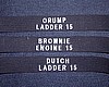 Double Line Fabric Name/Rank Tapes